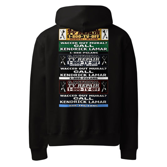 Kendrick Lamar Wacced Out Murals Oversized Hoodie - Kendrick Lamar Merch