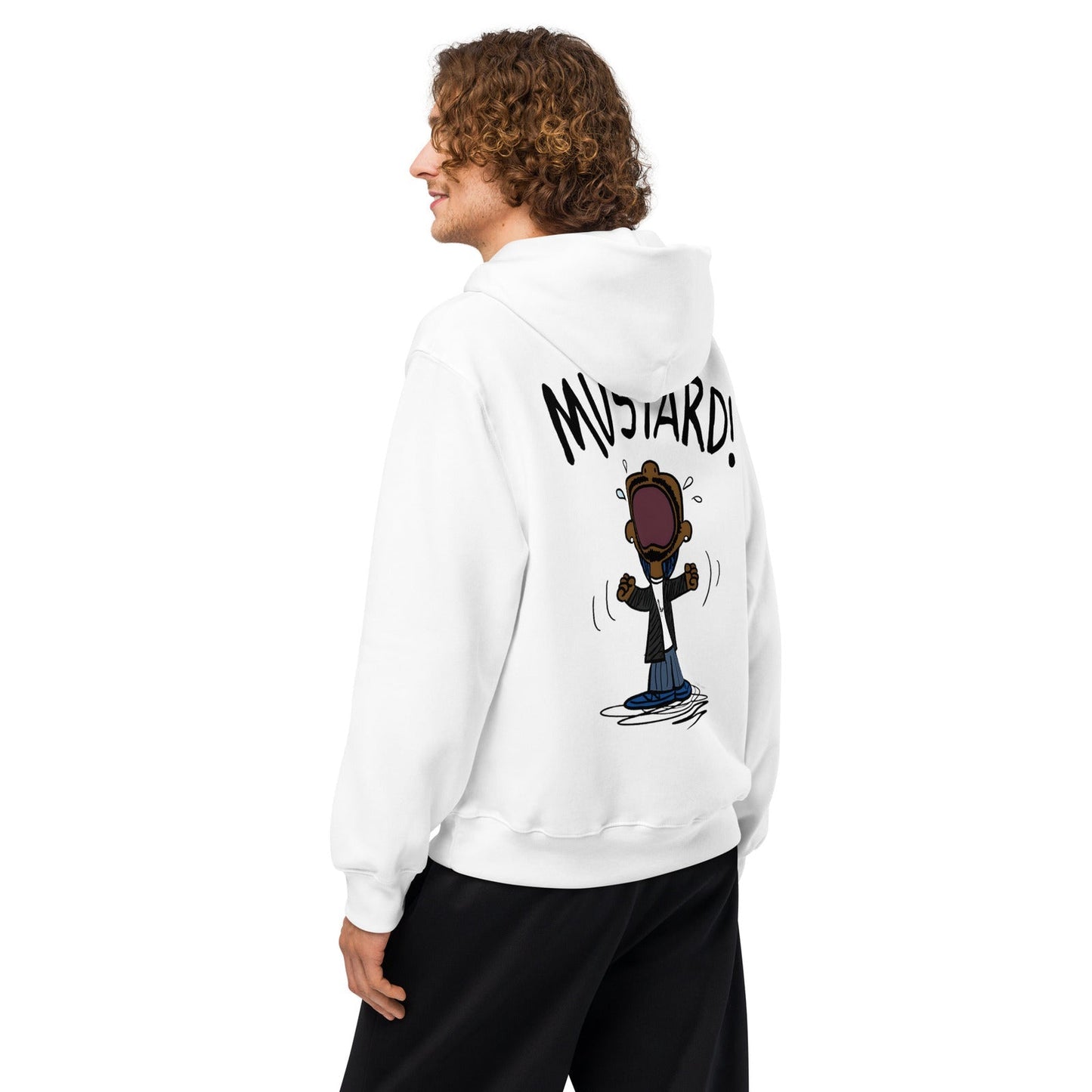 Mustard Kendrick Lamar Oversized Hoodie - Kendrick Lamar Merch