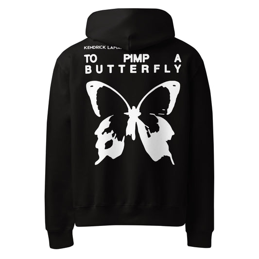 Kendrick Lamar Butterfly Oversized Hoodie - Kendrick Lamar Merch
