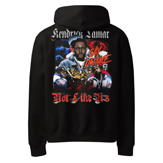 Not Like Us Kendrick Lamar Oversized Hoodie - Kendrick Lamar Merch